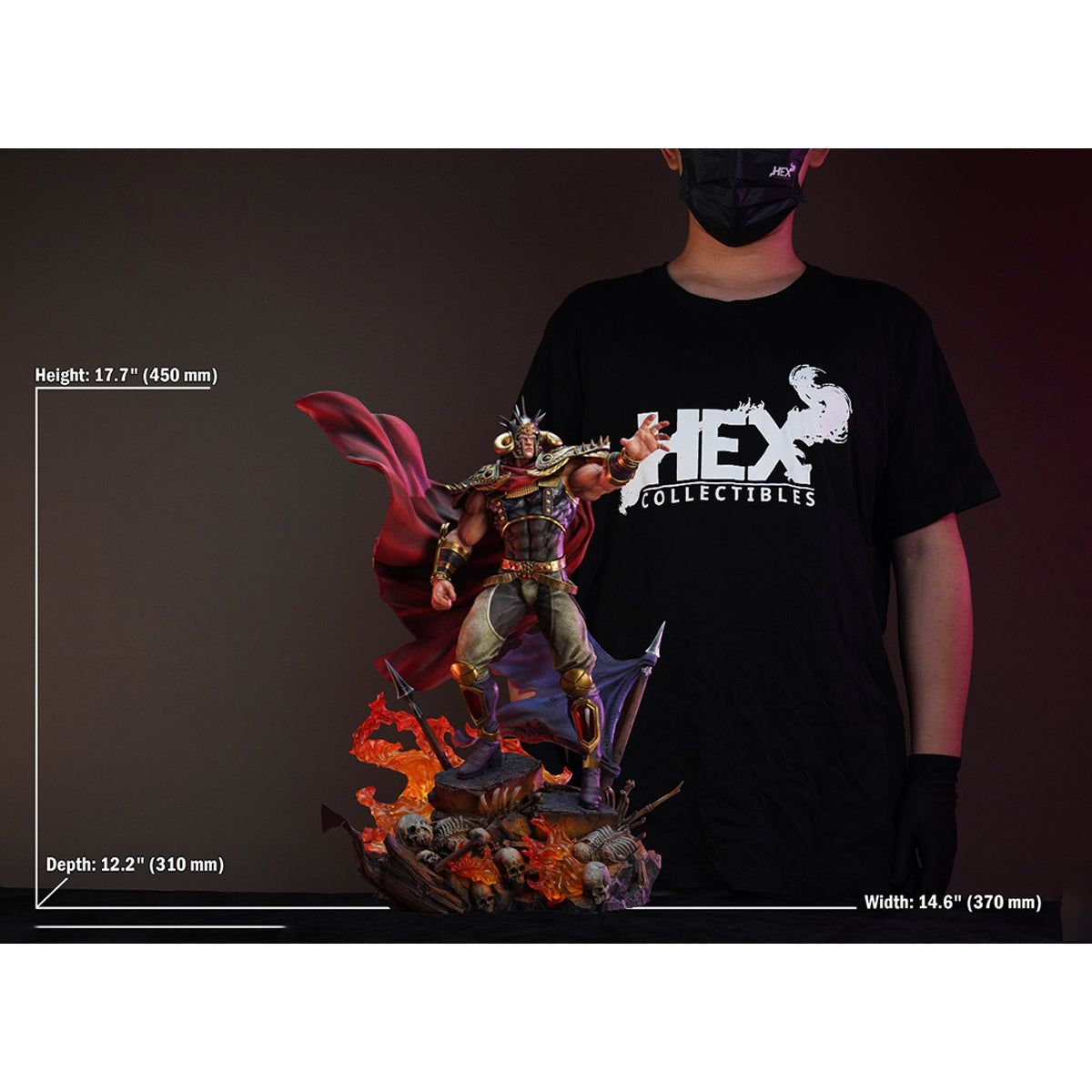 HEX Collectibles Fist of the North Star: RAOH 1/6 Scale Art Figurine