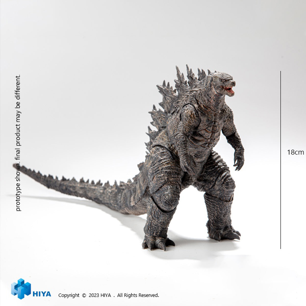 HIYA Godzilla: Rey de los Monstruos - Figura de acción de monstruo Godzilla Exquisite Basic Series