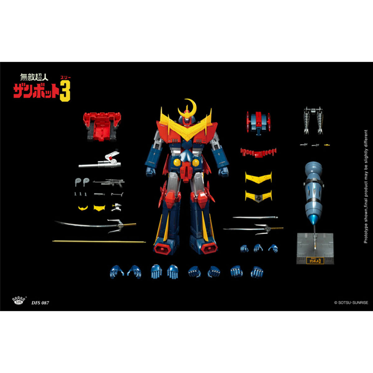 KINGARTS Invincible Super Zamber 3 Alloy Transformable DFS087 Action Figure