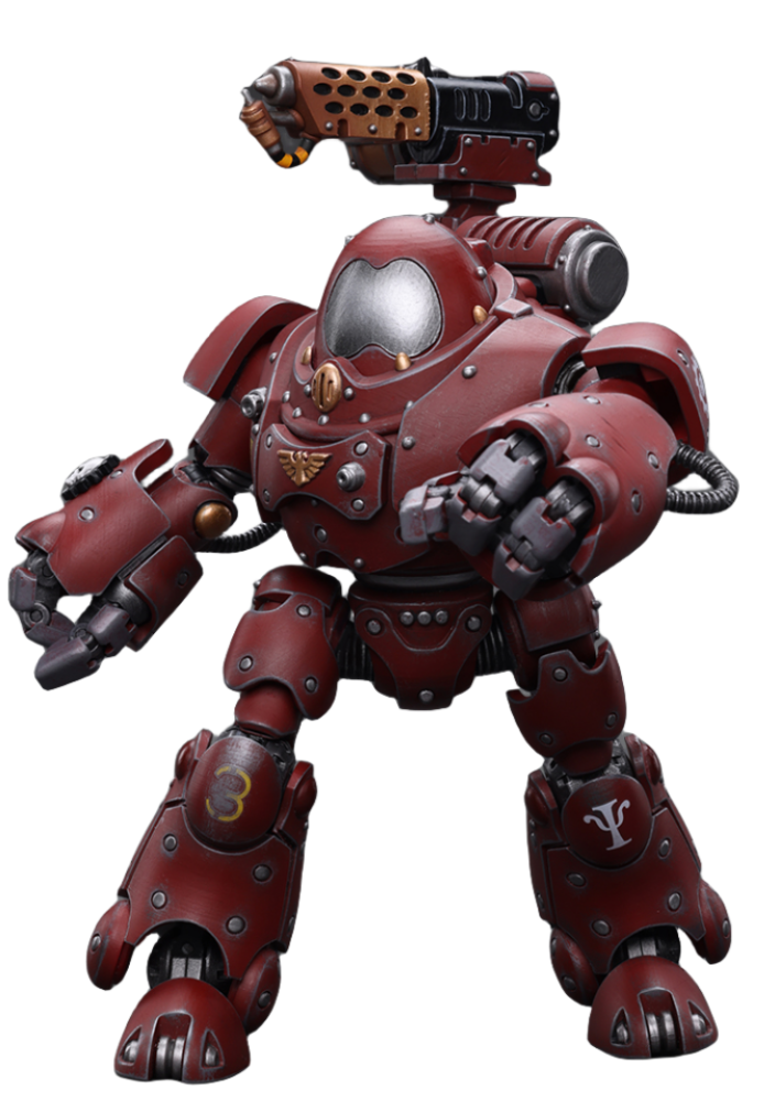 JoyToy Warhammer 40K Figurine à collectionner : Adeptus Mechanicus Kastelan Robot avec combustion incendiaire à l'échelle 1:18