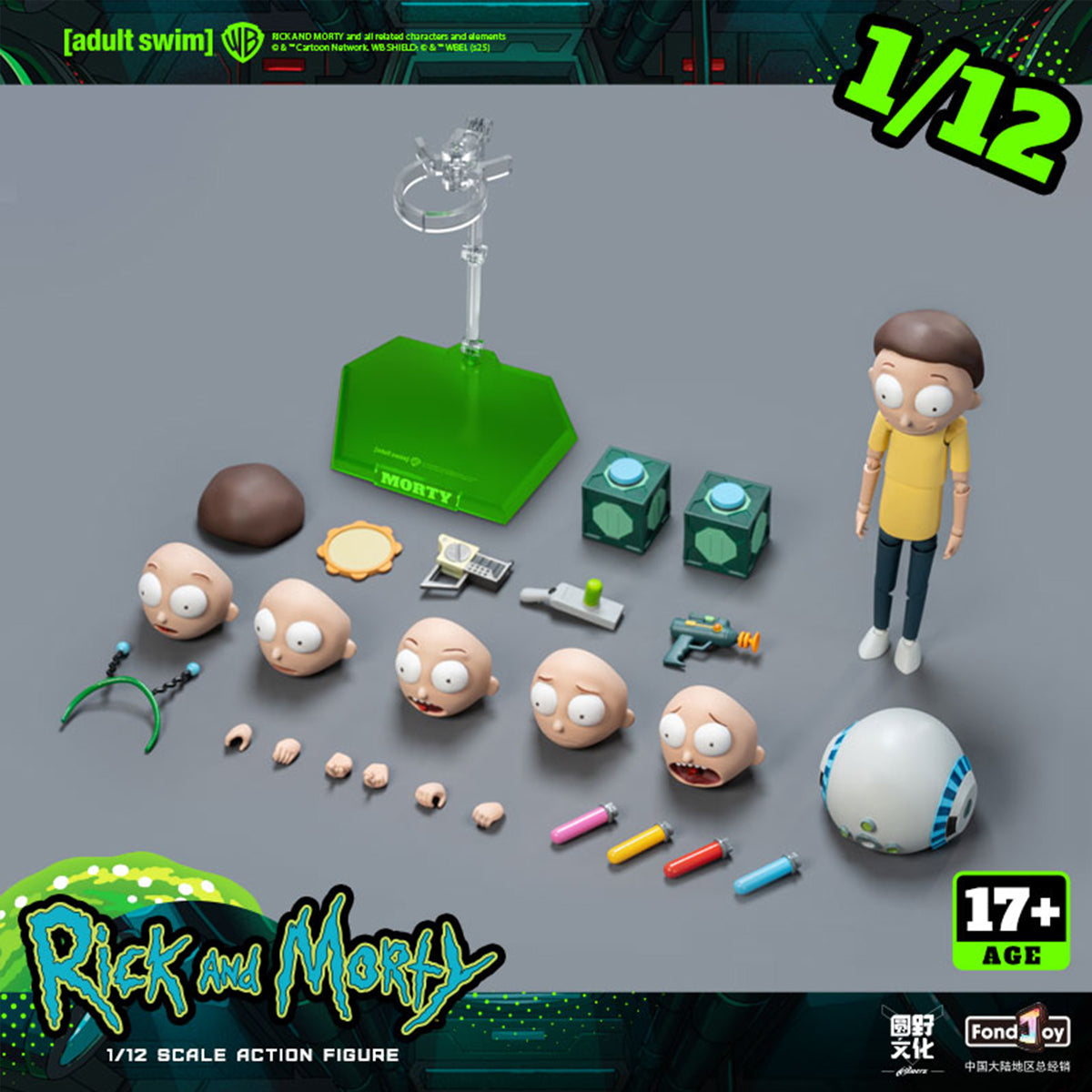 (Only Shipped to the US) Fondjoy Morty Smith 1/12 Scale Action Figure