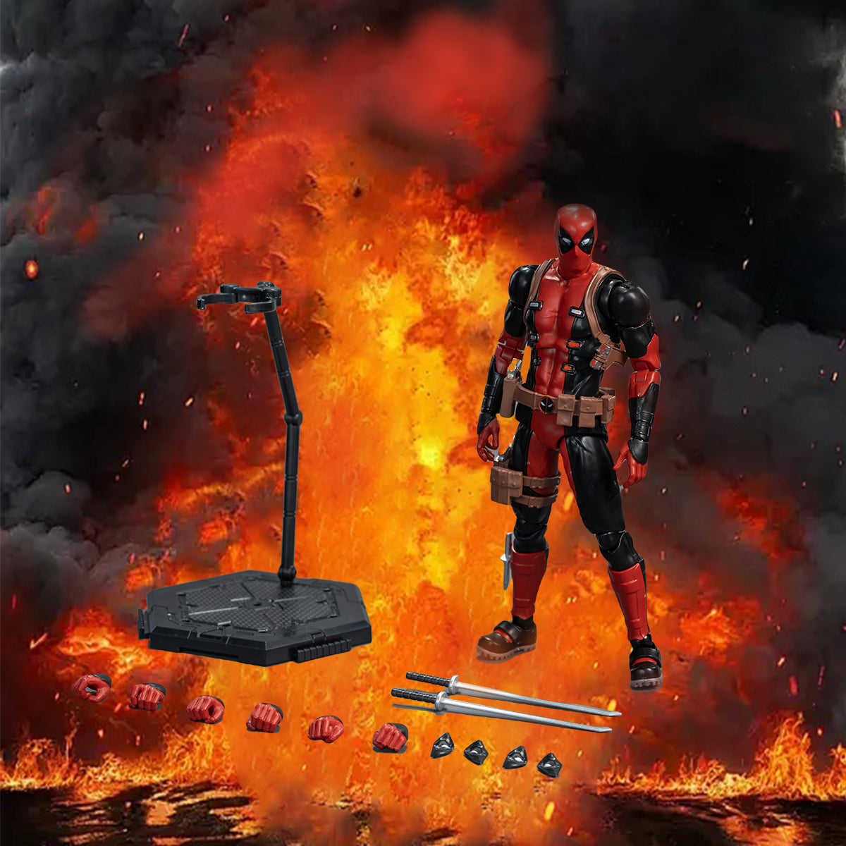 Fondjoy 1/12 Marval Quick-Assembly Series DeadPool MV24202 Model Kits