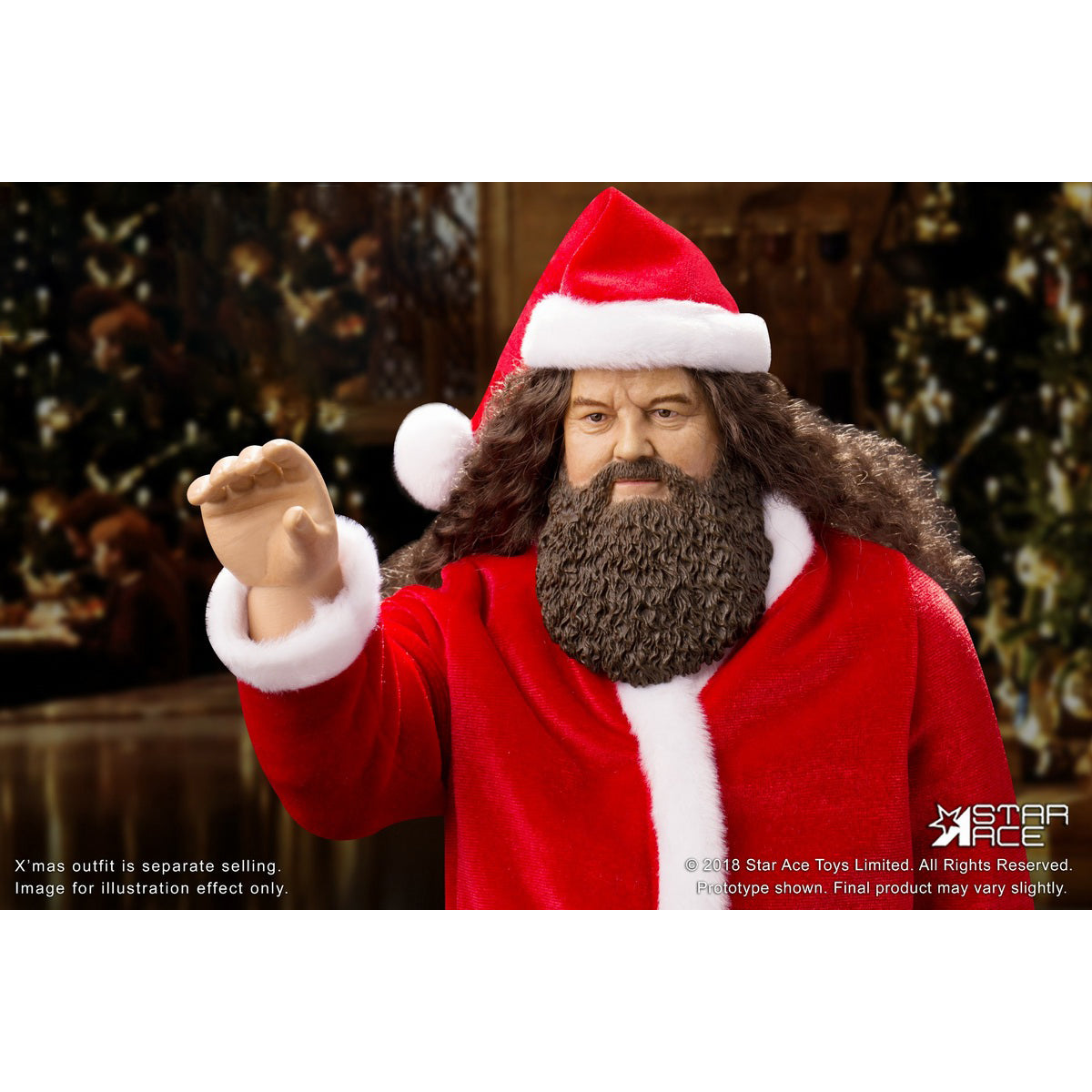 STAR ACE Toys Harry Potter: Hagrid Outfit Christmas Special Edition Accessory Pack