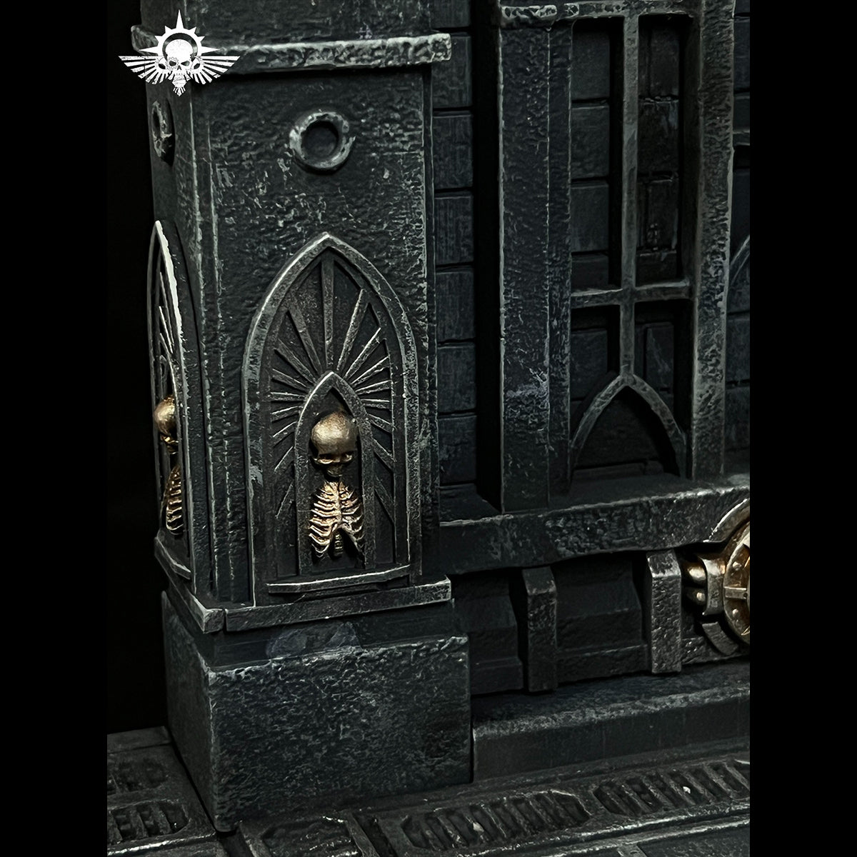 Xinglan Workshop Steel Casting Warhammer Infinite Combo Diorama Scene Base Fit 1/12 Scale Action Figure