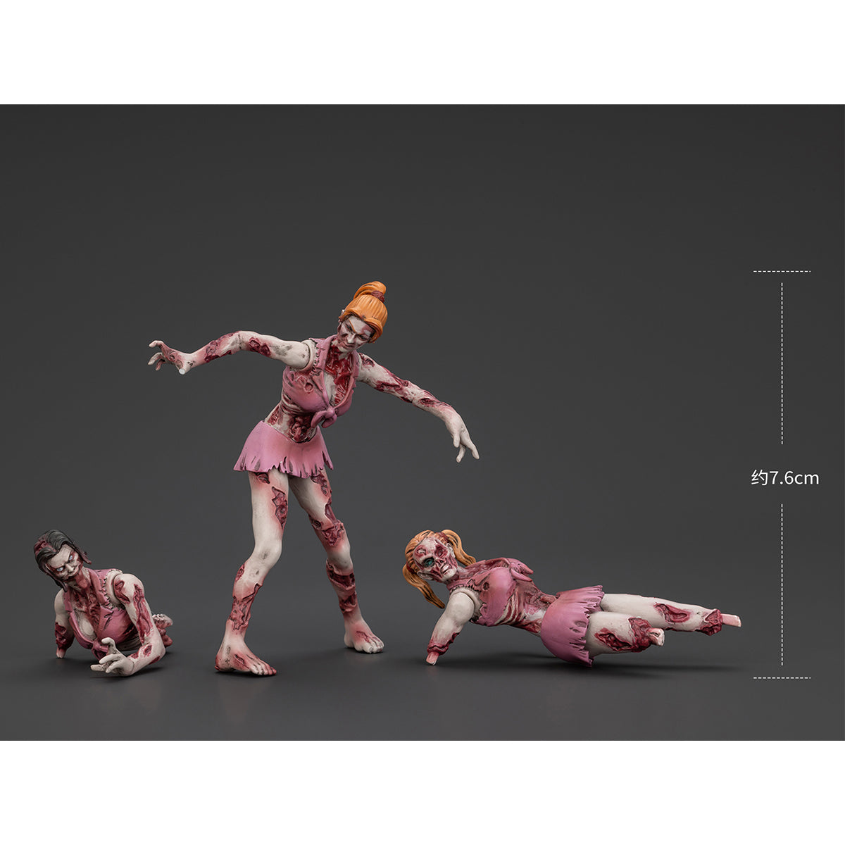 (Only Shipped to the US) JOYTOY 1/25 Dark Source Zombie Figure CheerLeaders JT01574 Action Figures
