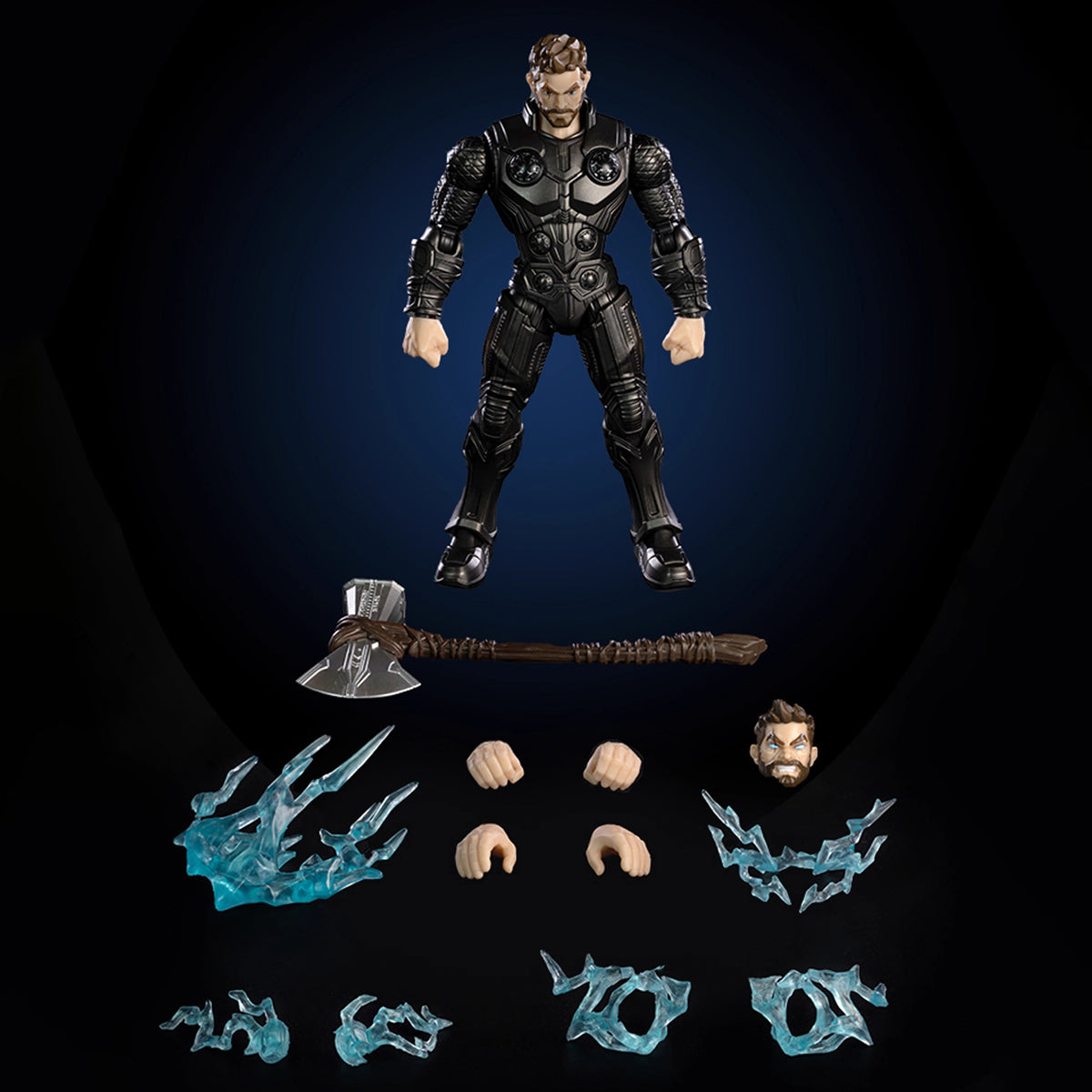 Kits de modelos de ensamblaje de Thor de clase Campeón de Blokees Hero Beyond Edition