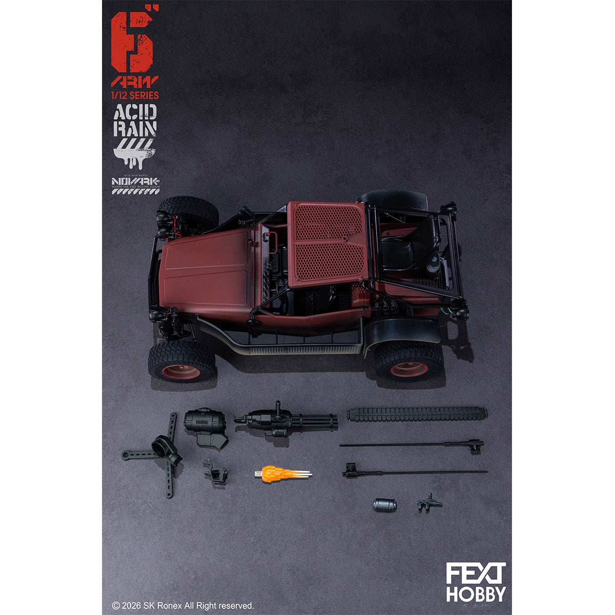FEXT HOBBY Acid Rain World: Novark FXH-AR-005 Valerius FXH-AR-006 NVK Escort-L FXH-AR-001 Red Locust 1/12 Scale Action Figure