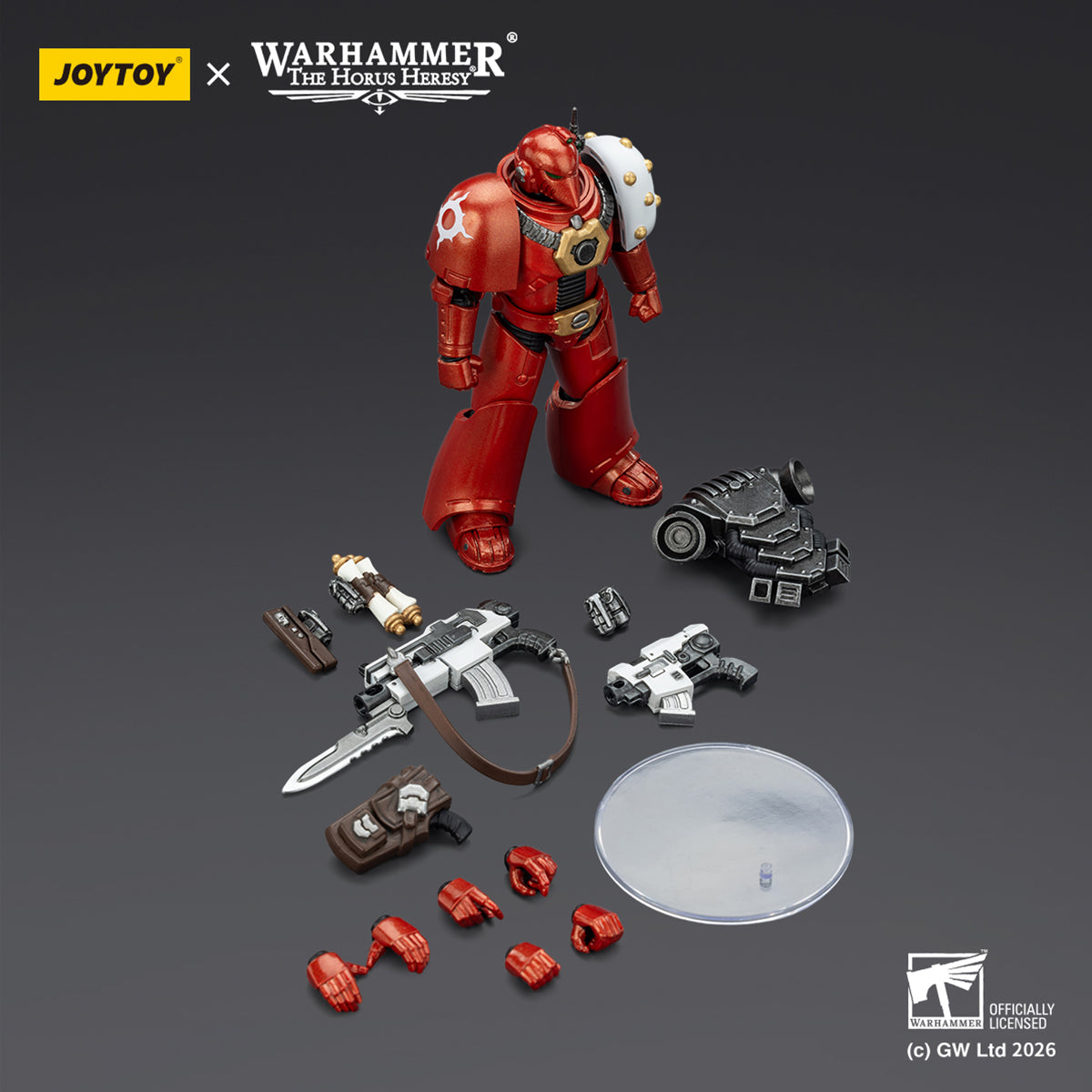 JOYTOY Warhammer 40,000 Thousand Sons & Space Wolves & Sons of Horus & Alpha Legion & Blood Angels & Imperial Fist & Ultramarines MKVI Tactical Legionary 1/18 Scale Action Figure
