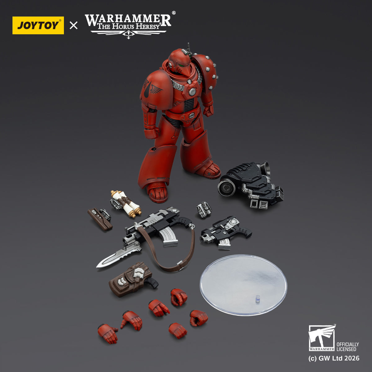 JOYTOY Warhammer 40,000 Thousand Sons & Space Wolves & Sons of Horus & Alpha Legion & Blood Angels & Imperial Fist & Ultramarines MKVI Tactical Legionary 1/18 Scale Action Figure
