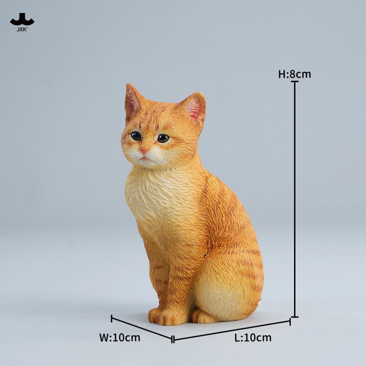 JXK JXK352 Well-behaved Sitting Cat 1/6 Scale Resin Animal Figurine