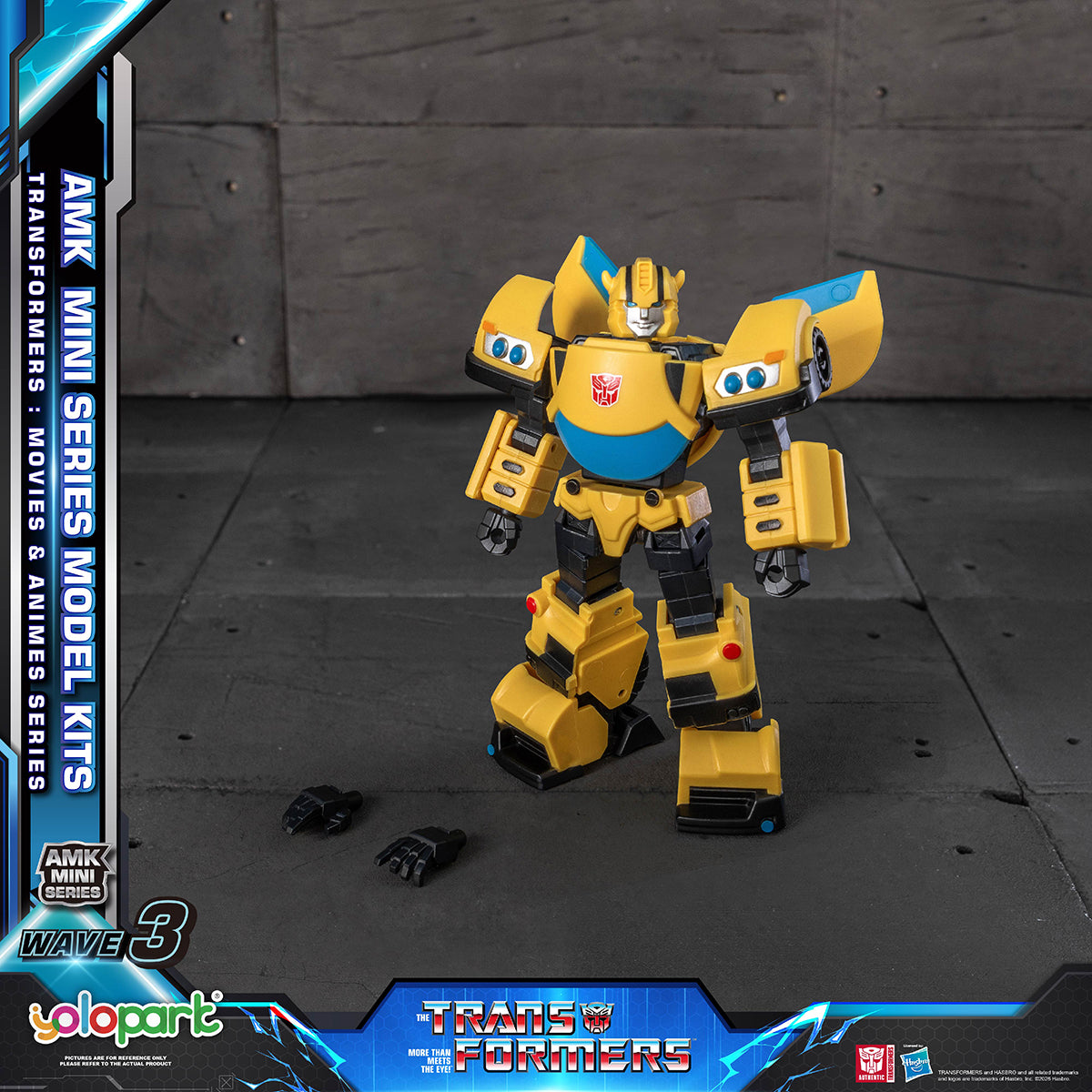 Yolopark AMK MINI WAVE 3-TF3 Bumblebee AMKM3BB Pre-assembled Model Kits