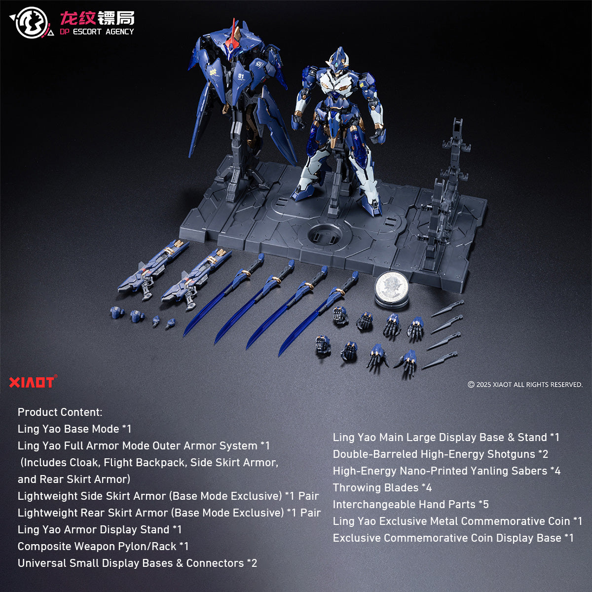 XIAOT Dragon Escort Agency Ling Yao DP-H01 1/100 Scale Model Kit