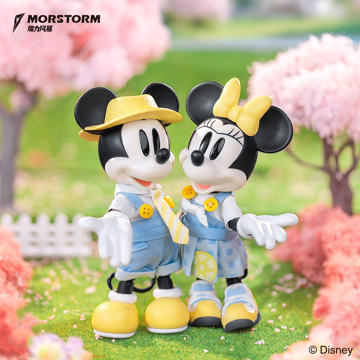 MORSTORM Classic Collection Heartbeat Garden Party Minnie & Mickey Action Figure