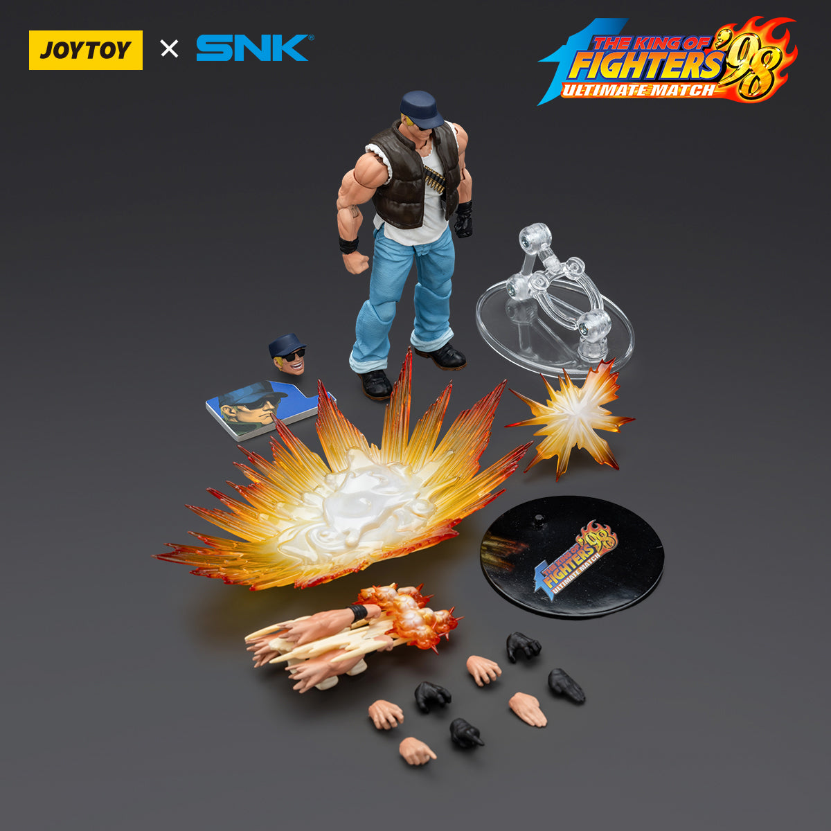 (Only Shipped to the US) JOYTOY SNK 1/18 KOF'98UM Ikari Warriors Team Clark Still JT01727 Action Figures