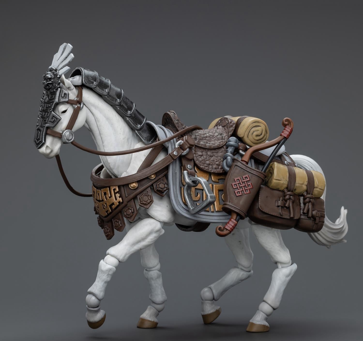 JoyToy Dark Source JT6045 JiangHu Northern Hanland Empire White Feather Armored Horse 1/18 Scale Action Figures