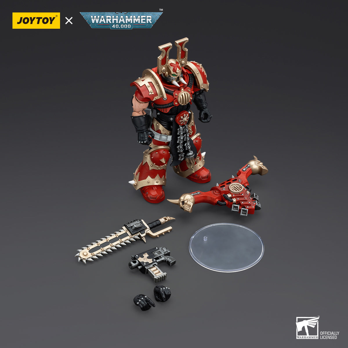 (Only Shipped to the US) JOYTOY Warhammer 40K 1/18 World Eaters Khorne Berzerker 5 Action Figure