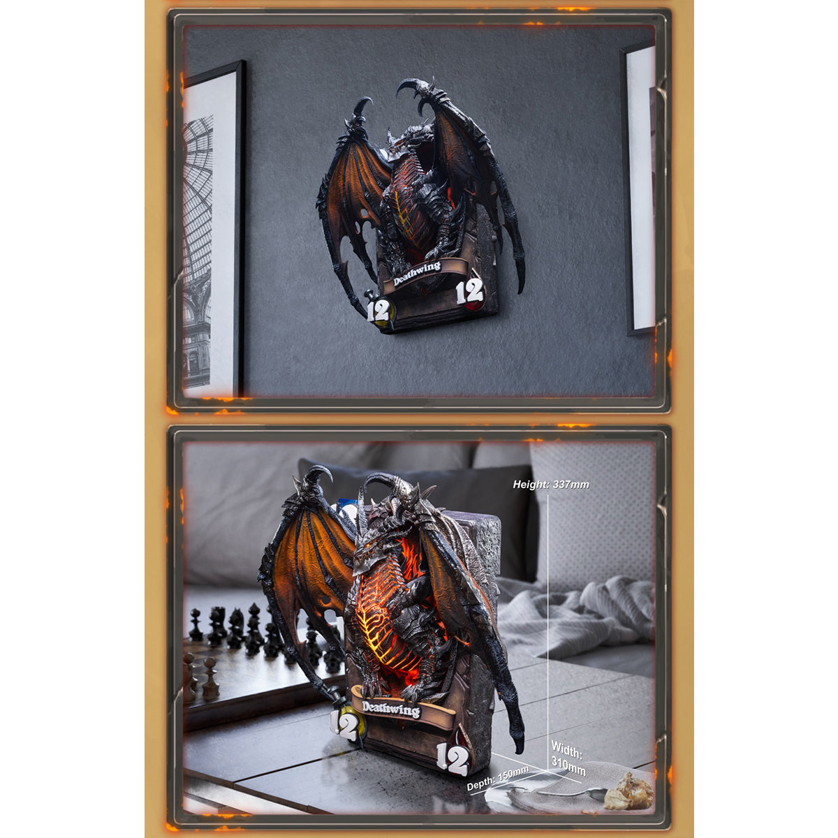 HEX Collectibles Blizzard Hearthstone Deathwing Art Figurine