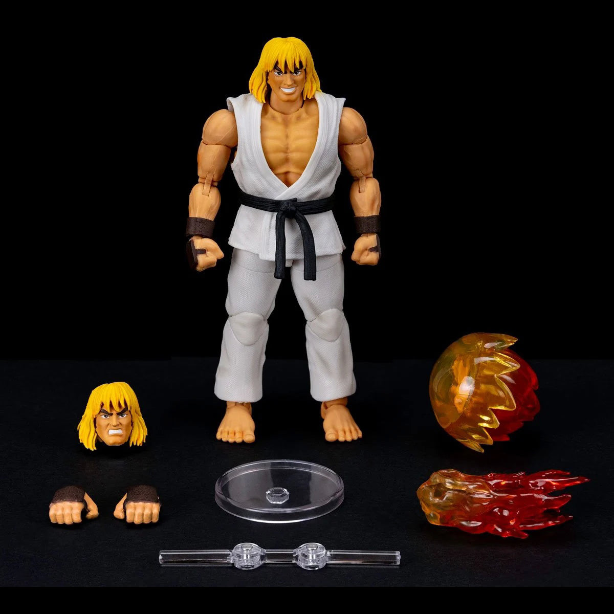 JADA Toys Street Fighter: Ken - White Outfit 1/12 Scale Action Figure