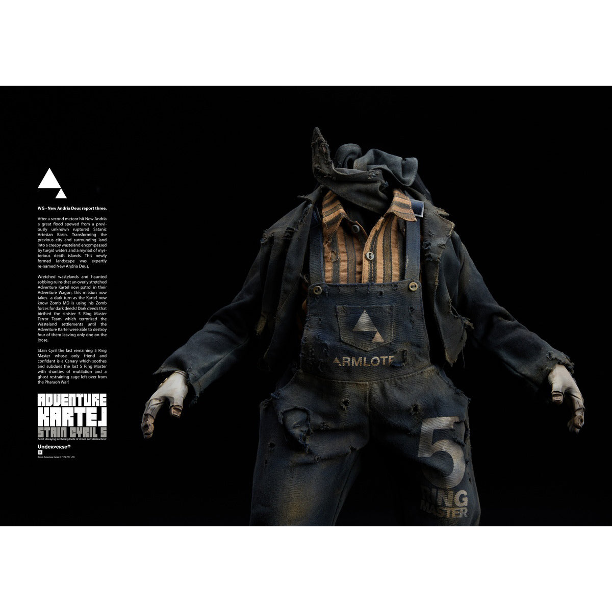 Underverse Stain Cyril Fat Zombie AK Series 1/6 Scale Action Figure