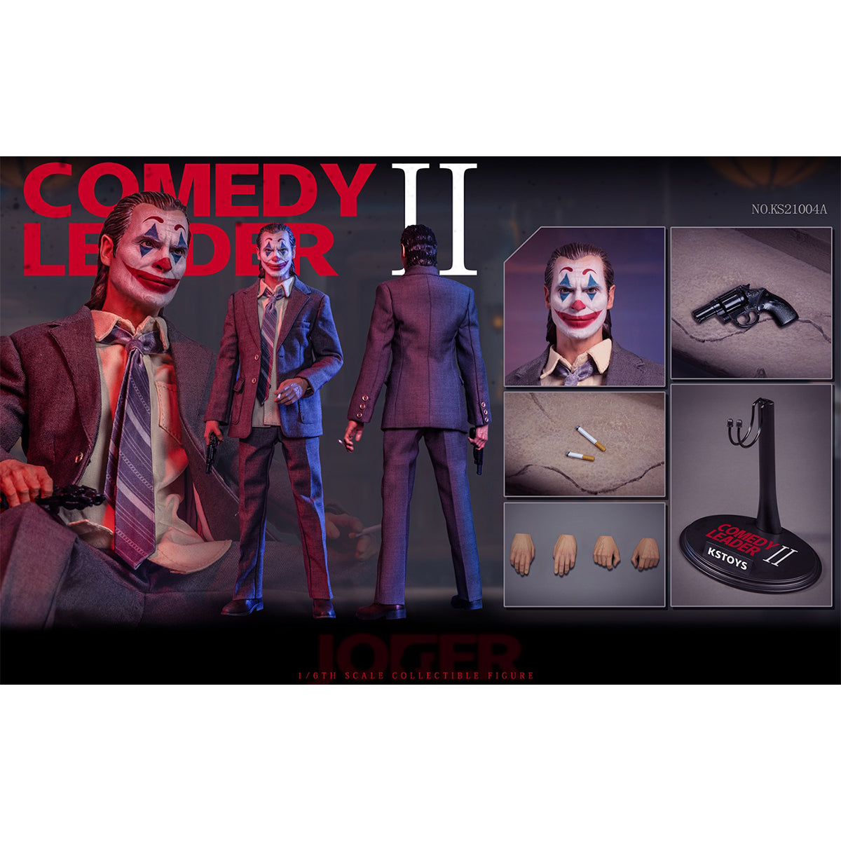 KSTOYS Comedy Leader II & Stair Base Action Figures