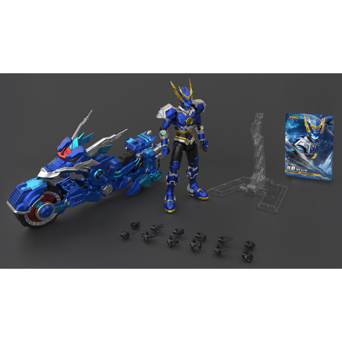 Yili Chuangwan UBF-H02 Super Beast Armor: Long Jian & Dragon War Flash Chariot Set Articulated Assembly Model Kits