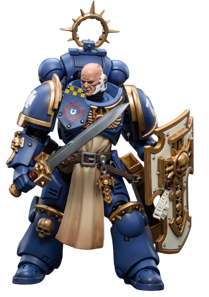 Figurine de collection JoyToy 40K : Ultramarine Bladeguard Veteran 03, échelle 1:18, JT2344 (Veteran 03)