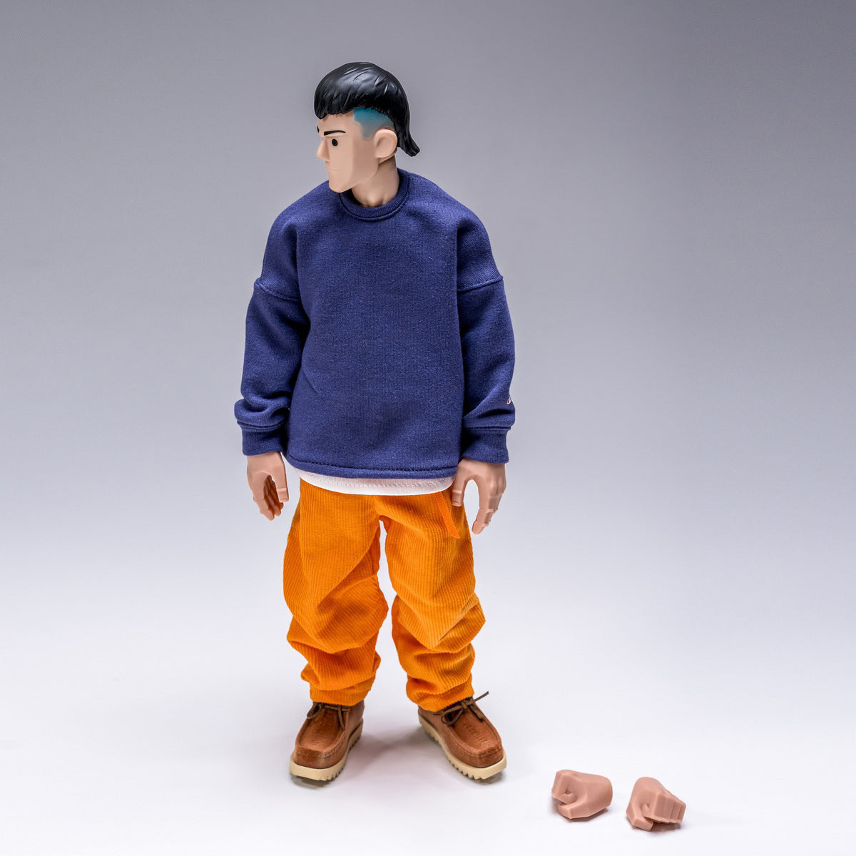 TrickyMan12 Trendy Figure Set Corduroy Clothing Set 1/12 Scale Action Figure