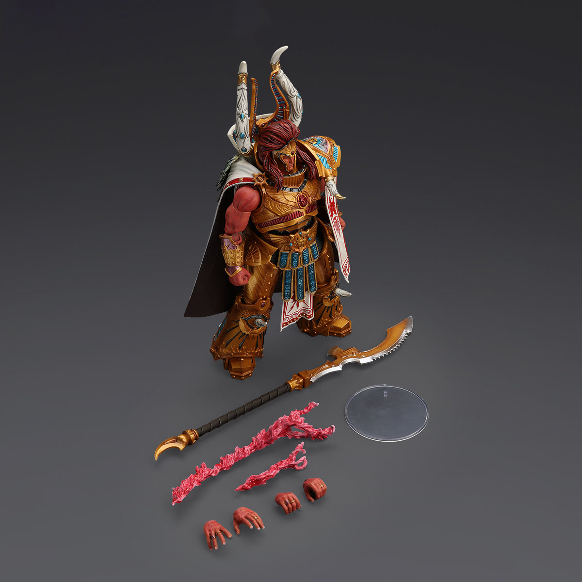 JOYTOY Warhammer La Herejía de Horus, Mil Hijos: Magnus el Primarca Rojo de la XV Legión, Figura de acción