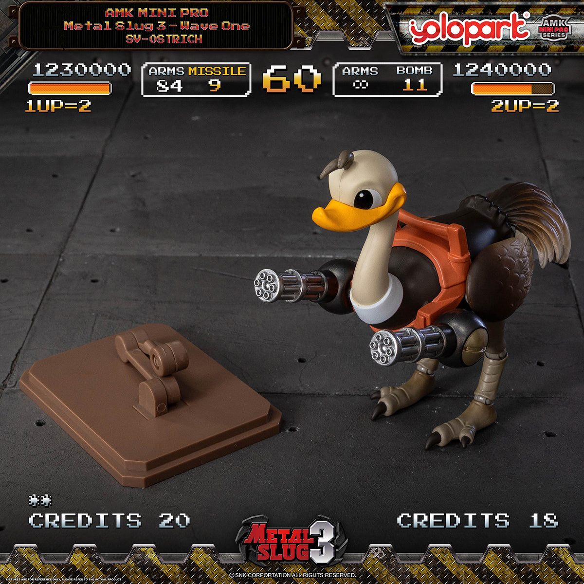 Yolopark AMK MINI Pro Metal Slug 3 Wave 1 Assembly Model Kits