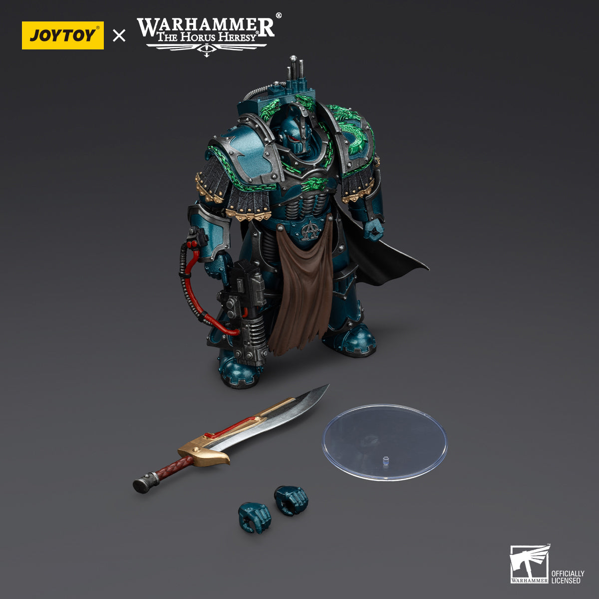 (Only Shipped to the US) JOYTOY Alpha Legion Legion Praetor in Cataphractii Terminator Armour 1/18 Warhammer The Horus Heresy Action Figures