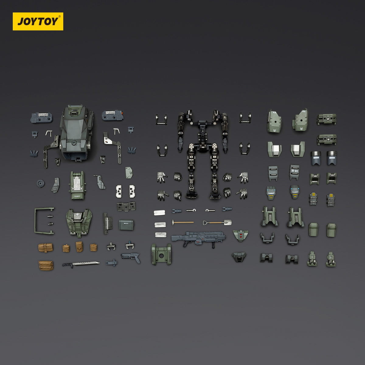 JOYTOY Dark Source 1/25 APOC Series Bedrock Standard Combat Type Mecha JT01659 Assembly Model Kits