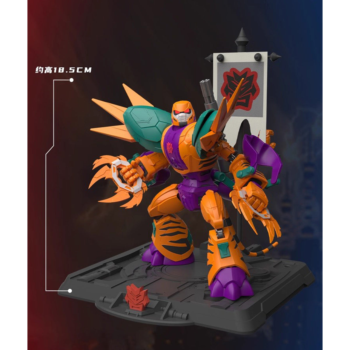 Model Universe RoboWarriors Transformable Beast: Lolo's Adventures Tiger King Alloy Finished Model Action Figure