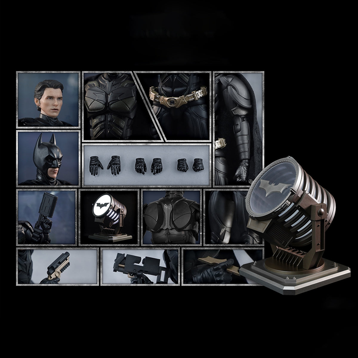 Kits de modelos de ensamblaje de edición de lujo de la armadura del Caballero Oscuro de Batman de MODOKING