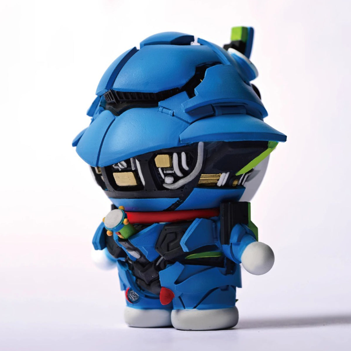 Bid Toys, Block Cat 3D Model Figure Character/Robot/Base Scene, Art Figurine