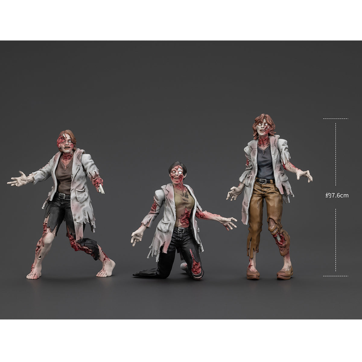 (Only Shipped to the US) JOYTOY 1/25 Dark Source Zombie Figure Scientists (Female) JT01611 Action Figures