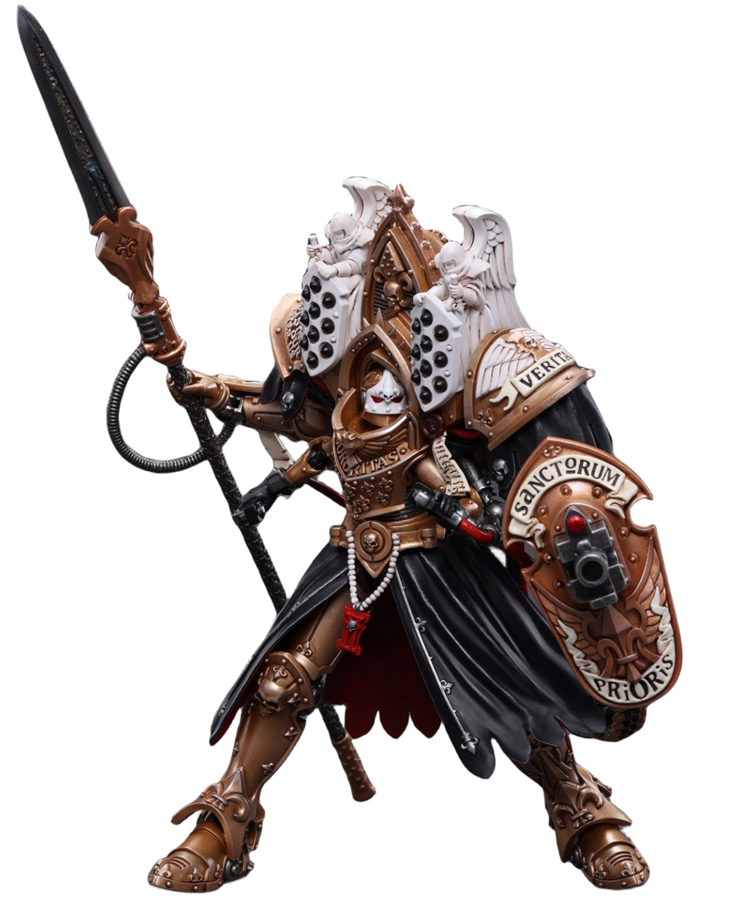 JoyToy Warhammer 40K : Figurines d'action Adepta Sororitas Abbesse Sanctorum Morvenn Vahl