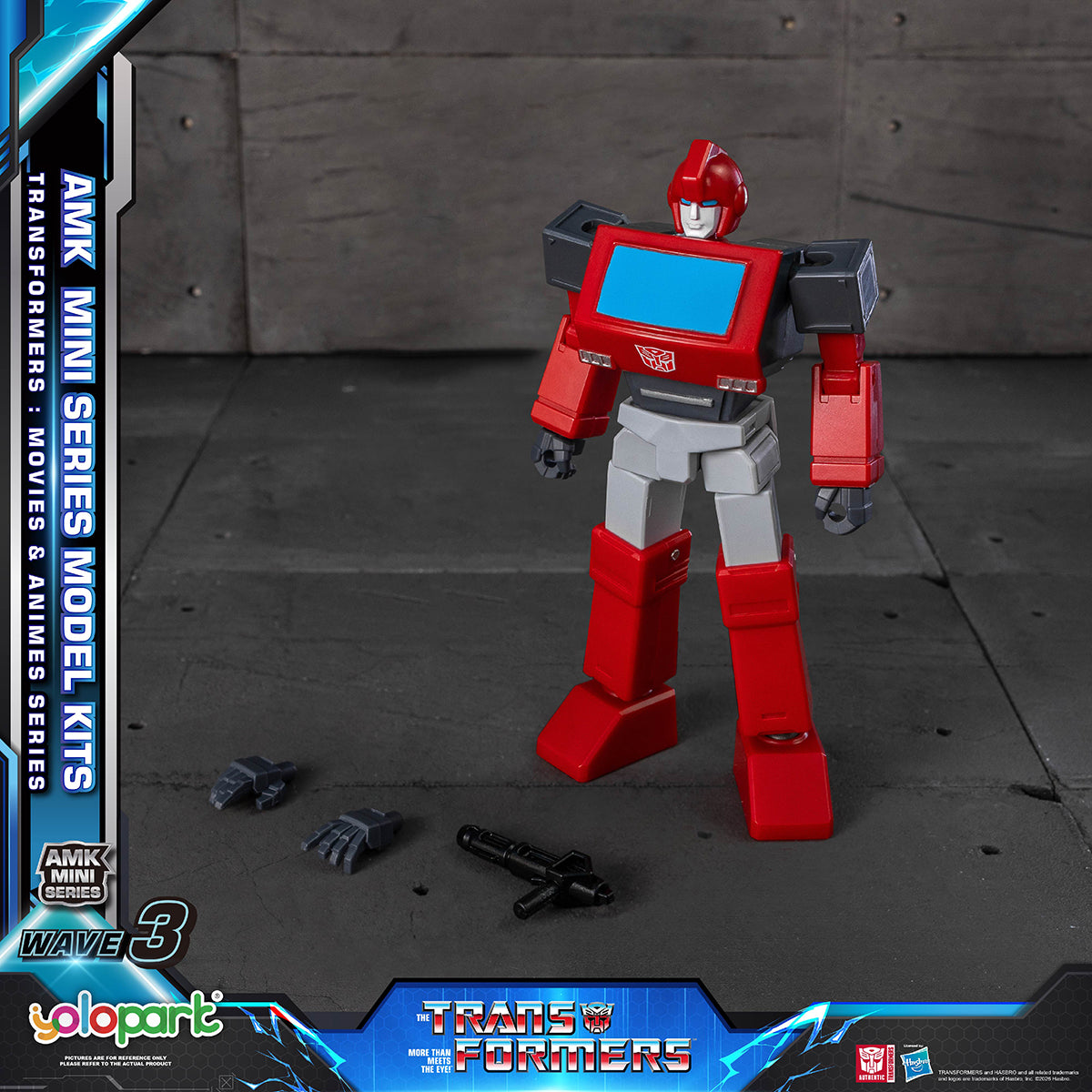 Yolopark AMK MINI WAVE 3-TF3 Ironhide AMKM3IH Pre-assembled Model Kits