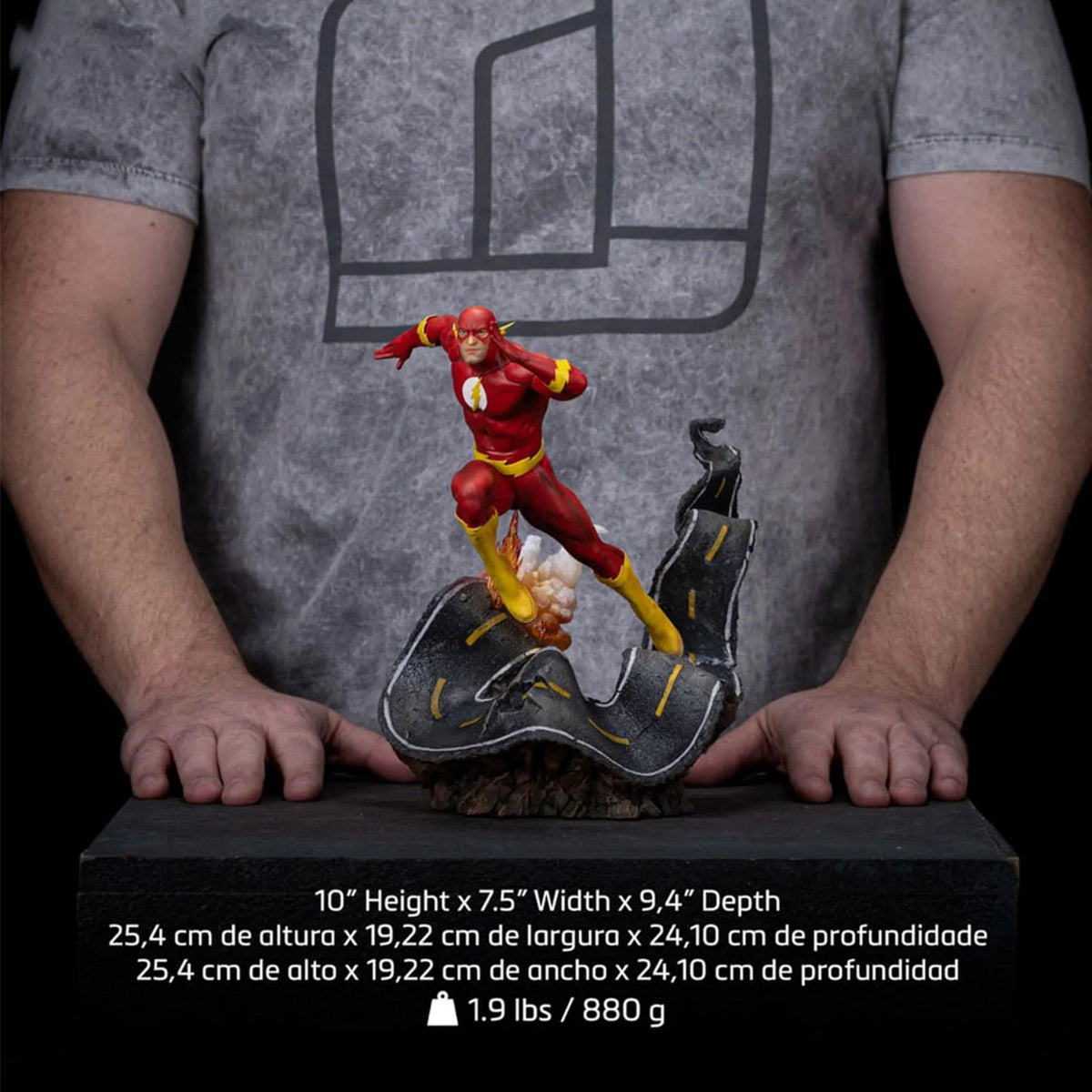 Iron Studios Flash Art Movie Statue