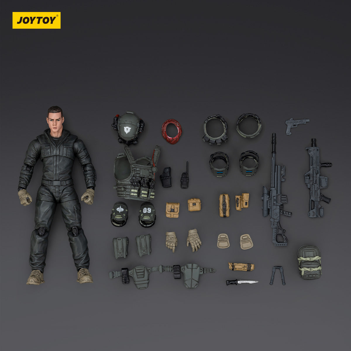 (Only Shipped to the US) JOYTOY Stellar Scar Assault Team Darksilicon JT01888 1/18 Scale Action Figure
