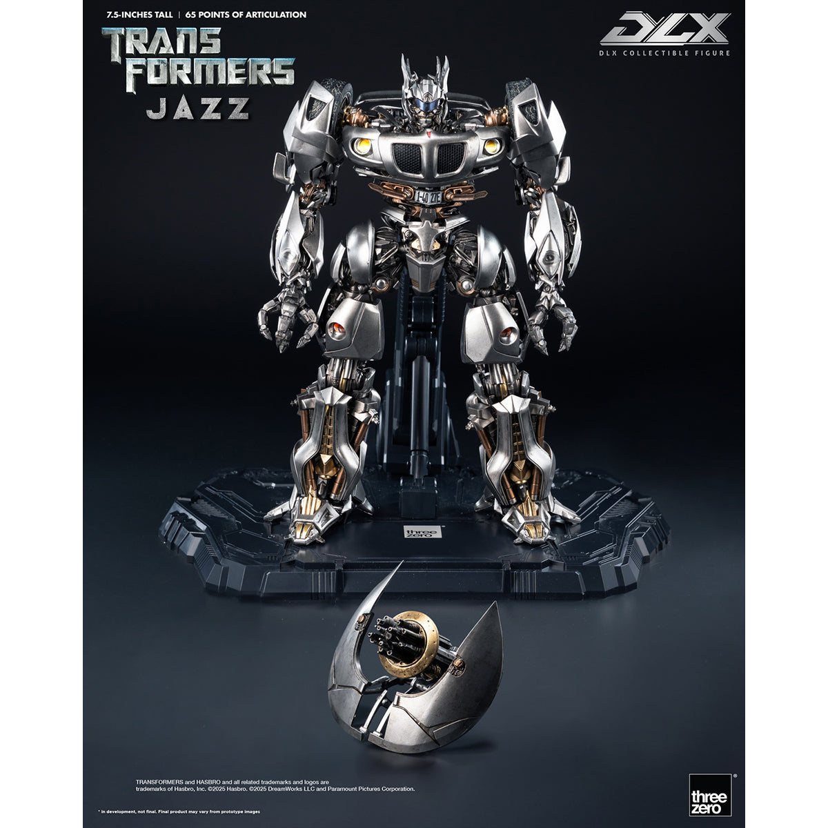 Threezero Transformers DLX Jazz Action Figure