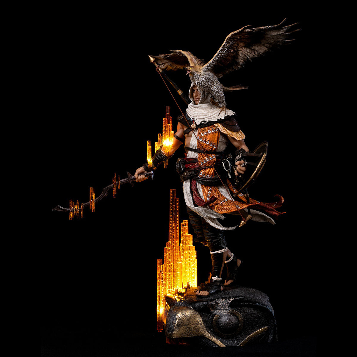 PureArts Assassin’s Creed Animus Bayek Game Character Art Statue