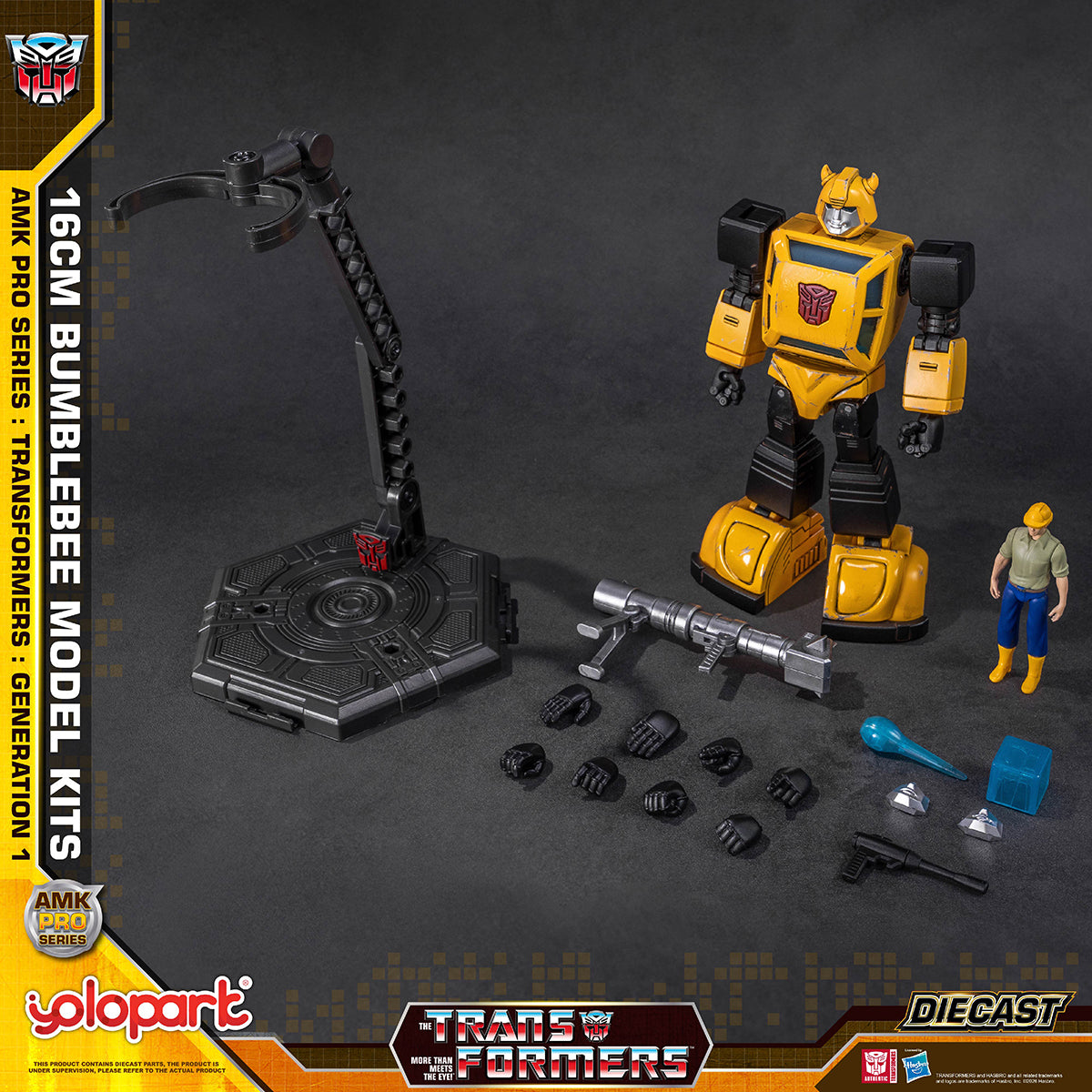 YOLOPARK AMK PRO Series Transformers G1 Bumblebee AMKPG1BB Pre-Assembled Model Kit