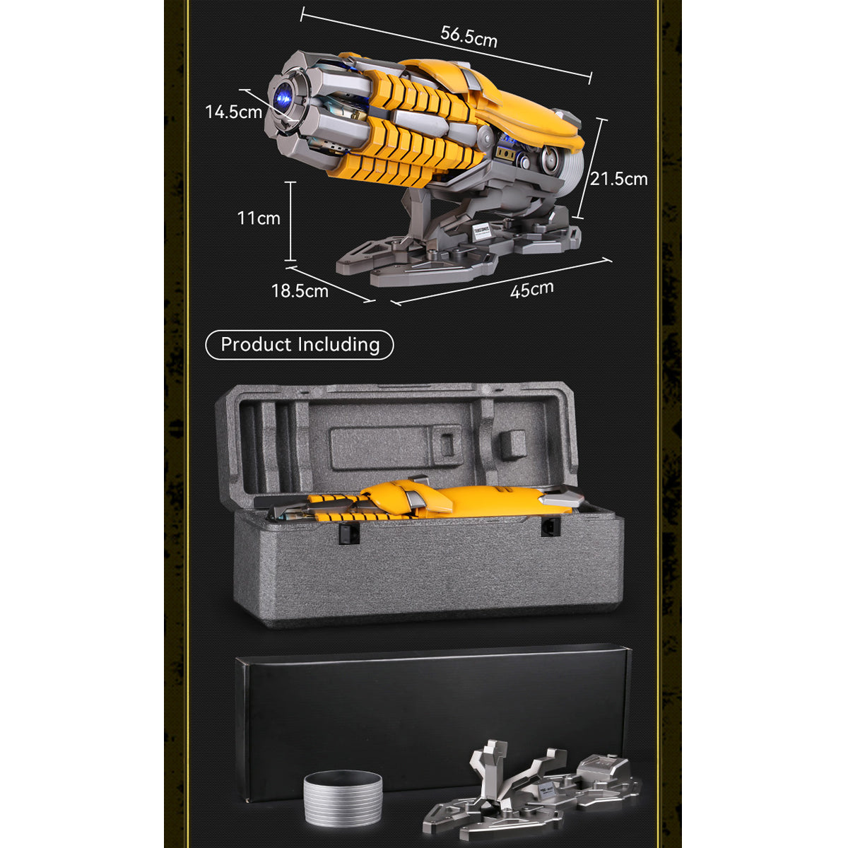 Killerbody Transformers Bumblebee Hand Cannon 1:1 Wearable KB20069-91 CosPlay