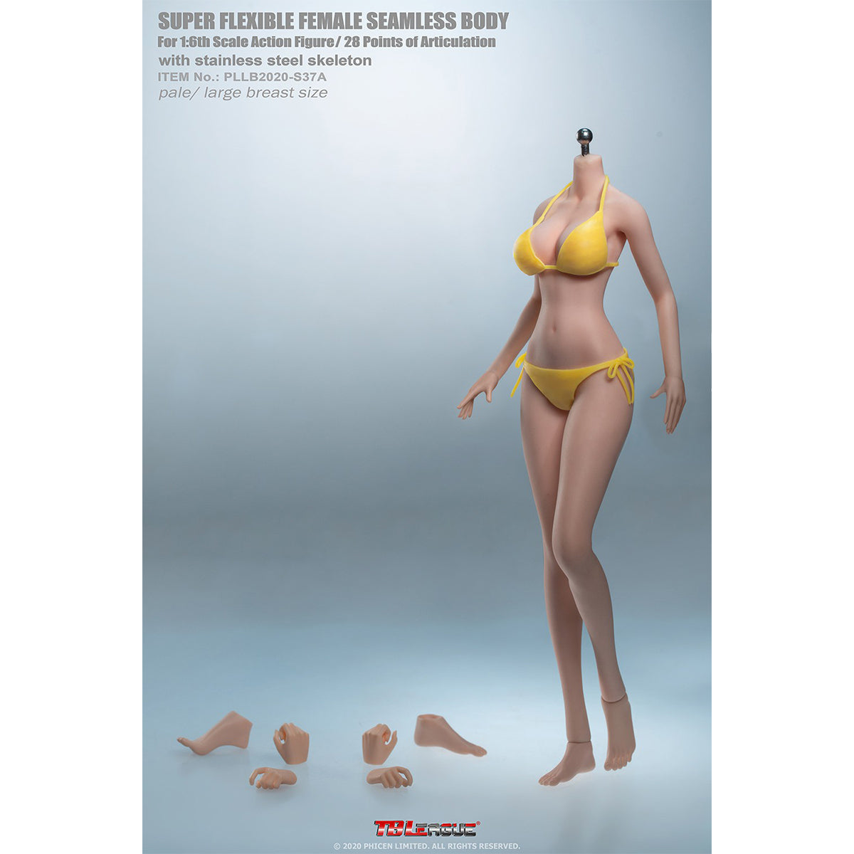 TBLeague Female Seamless Anime Girl Type Large Bust 1/6 Scale Action Figure Body