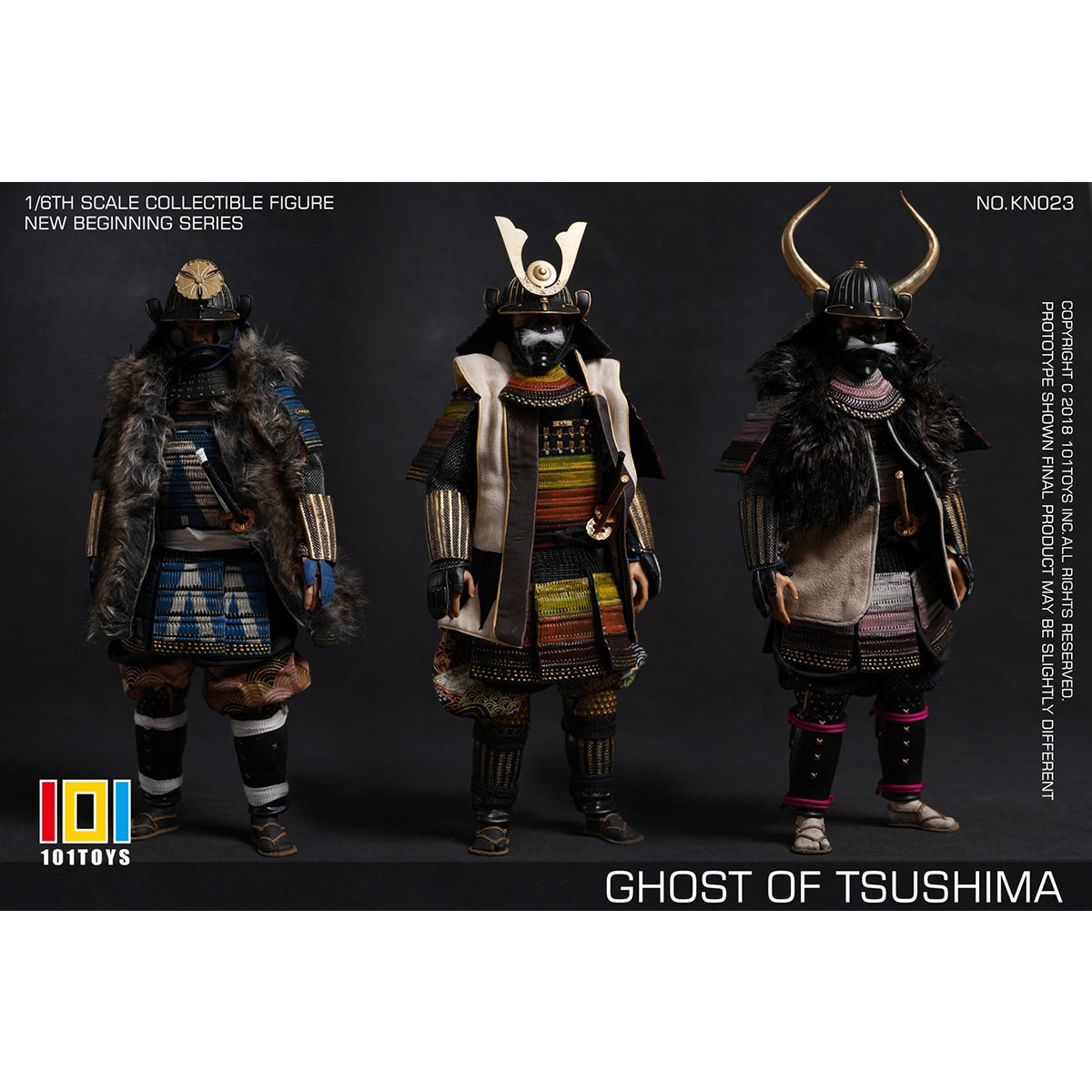 101TOYS KN023 GHOST OF TSUSHIMA Samurai 1/6 Scale New Beginner Series Action Figure