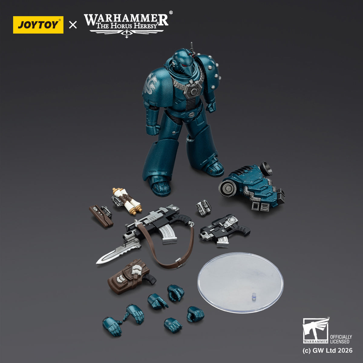 JOYTOY Warhammer 40,000 Thousand Sons & Space Wolves & Sons of Horus & Alpha Legion & Blood Angels & Imperial Fist & Ultramarines MKVI Tactical Legionary 1/18 Scale Action Figure