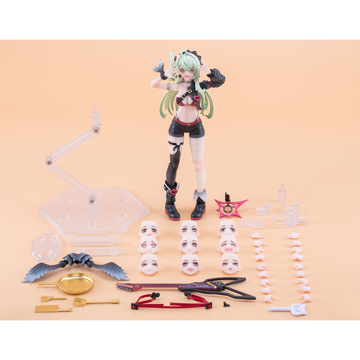 CiYuanJuXiang Magic Sound Angel Maomao Hoshikawa (Green Hair Ver.) 1/12 Scale Action Figure