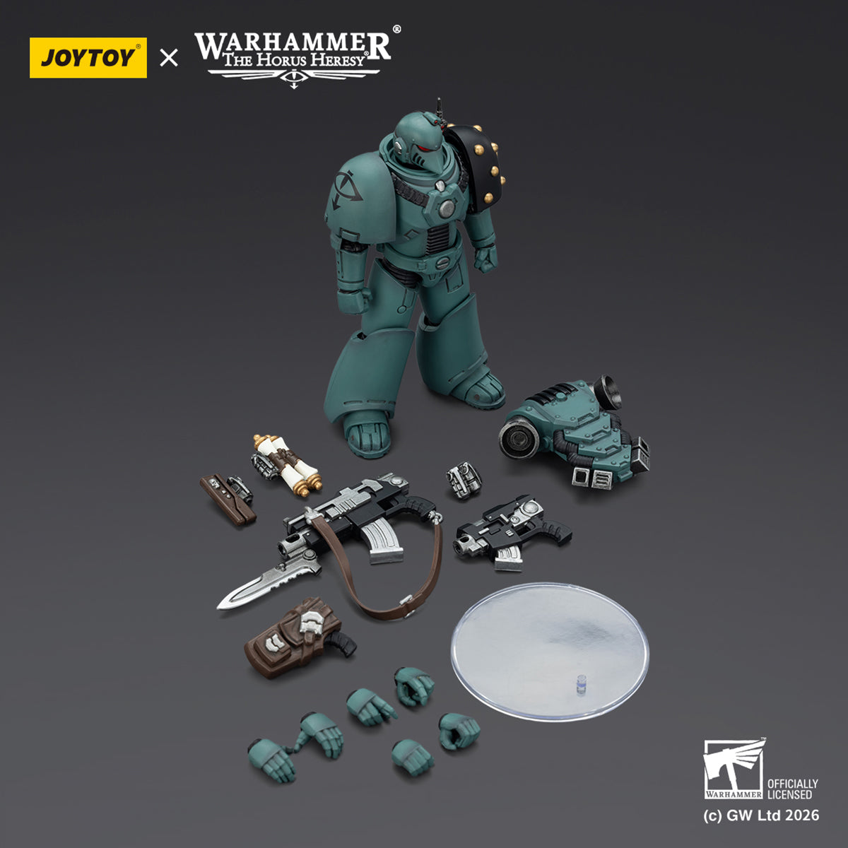JOYTOY Warhammer 40,000 Thousand Sons & Space Wolves & Sons of Horus & Alpha Legion & Blood Angels & Imperial Fist & Ultramarines MKVI Tactical Legionary 1/18 Scale Action Figure