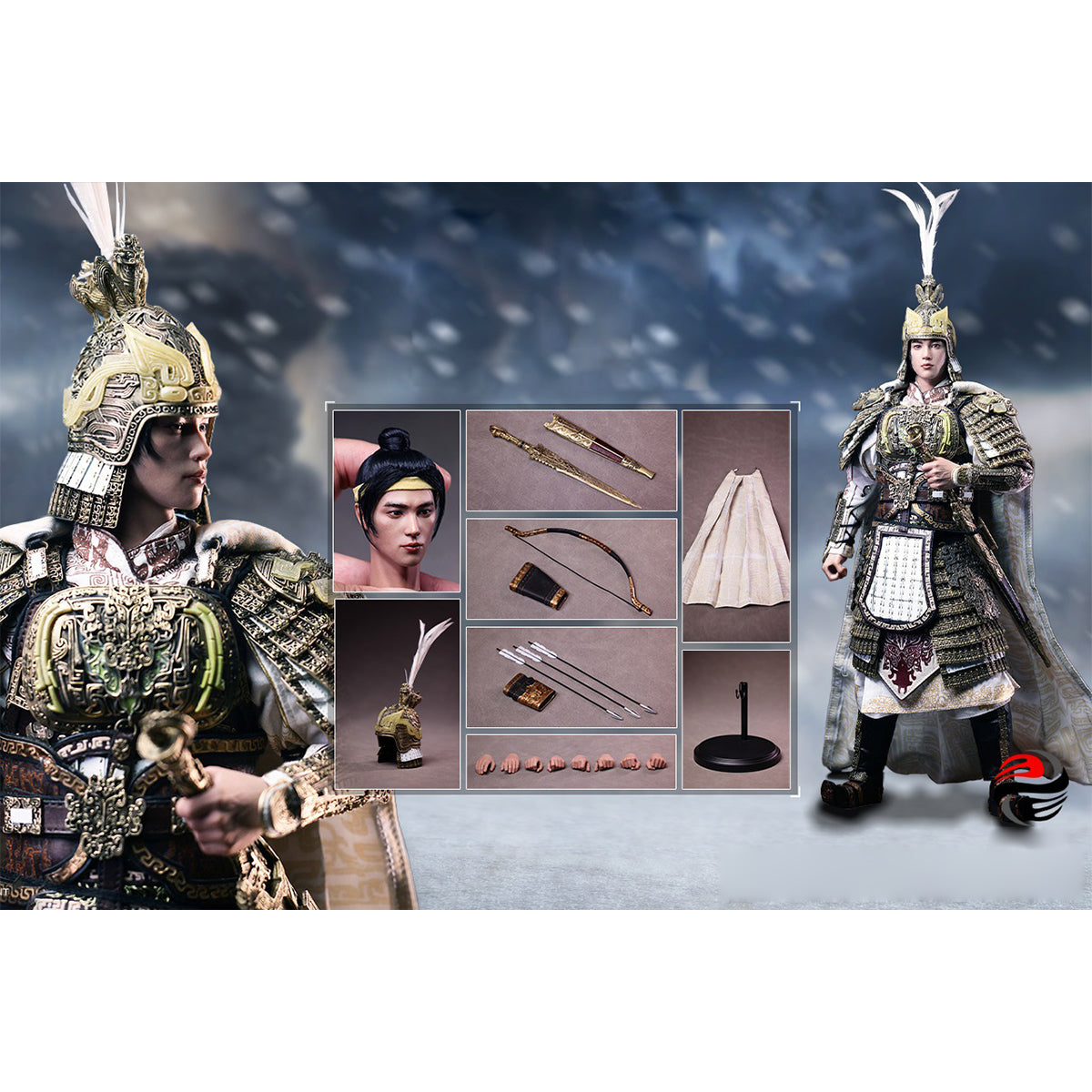 303TOYS Creation Of The Gods I: Kingdom Of Storms - Ji Fa Armored Edition & Warhorse Action Figures