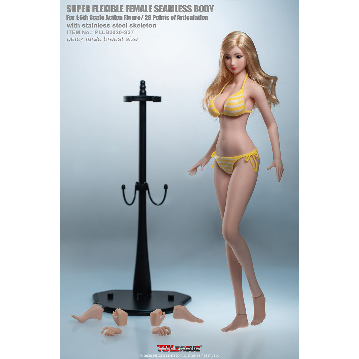 TBLeague Female Seamless Anime Girl Type Large Bust 1/6 Scale Action Figure Body